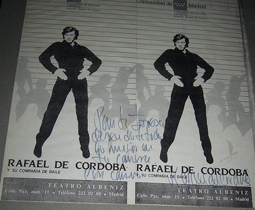 Dedicatoria de Rafael de Córdova
