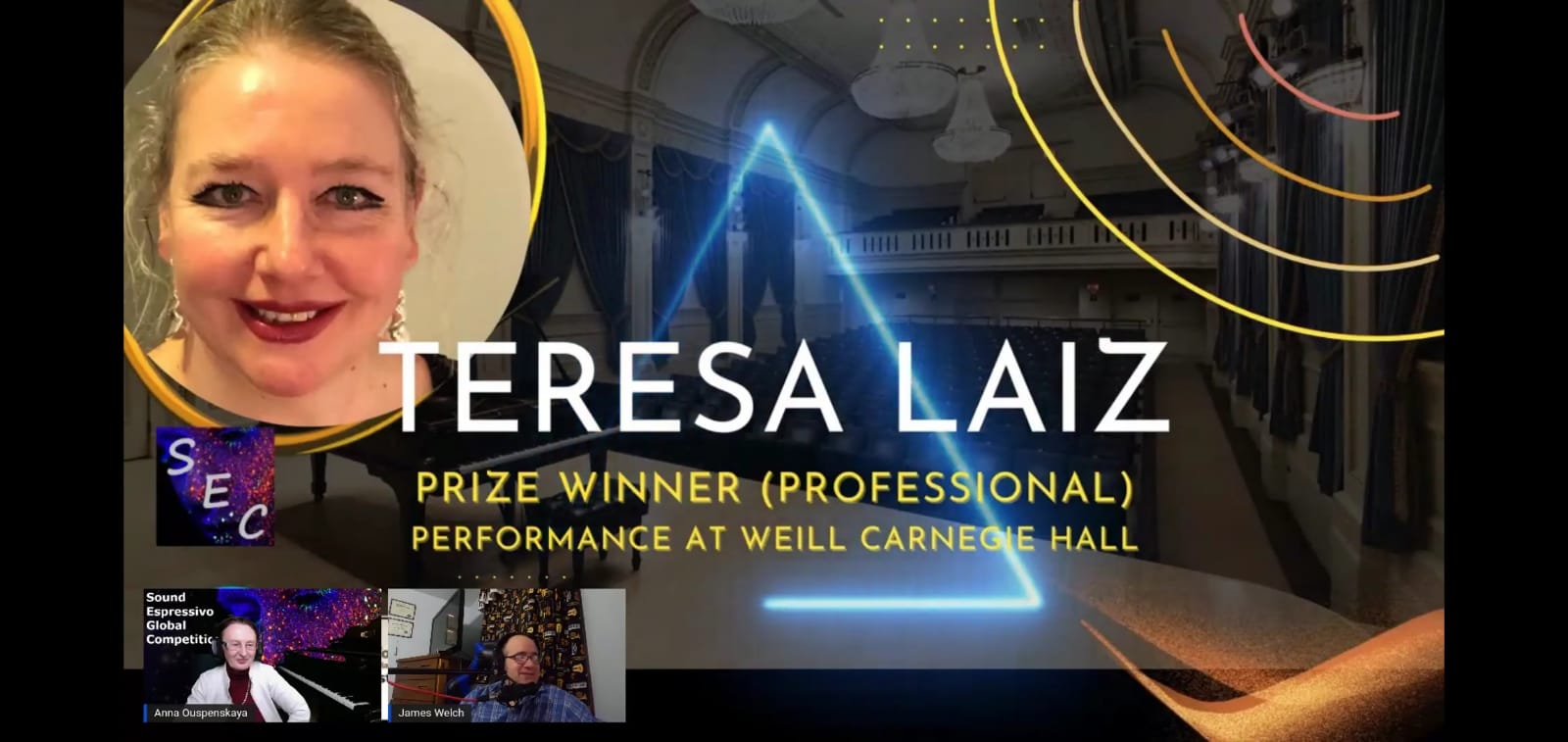 Concierto Carnegie Hall - Premio Concurso
