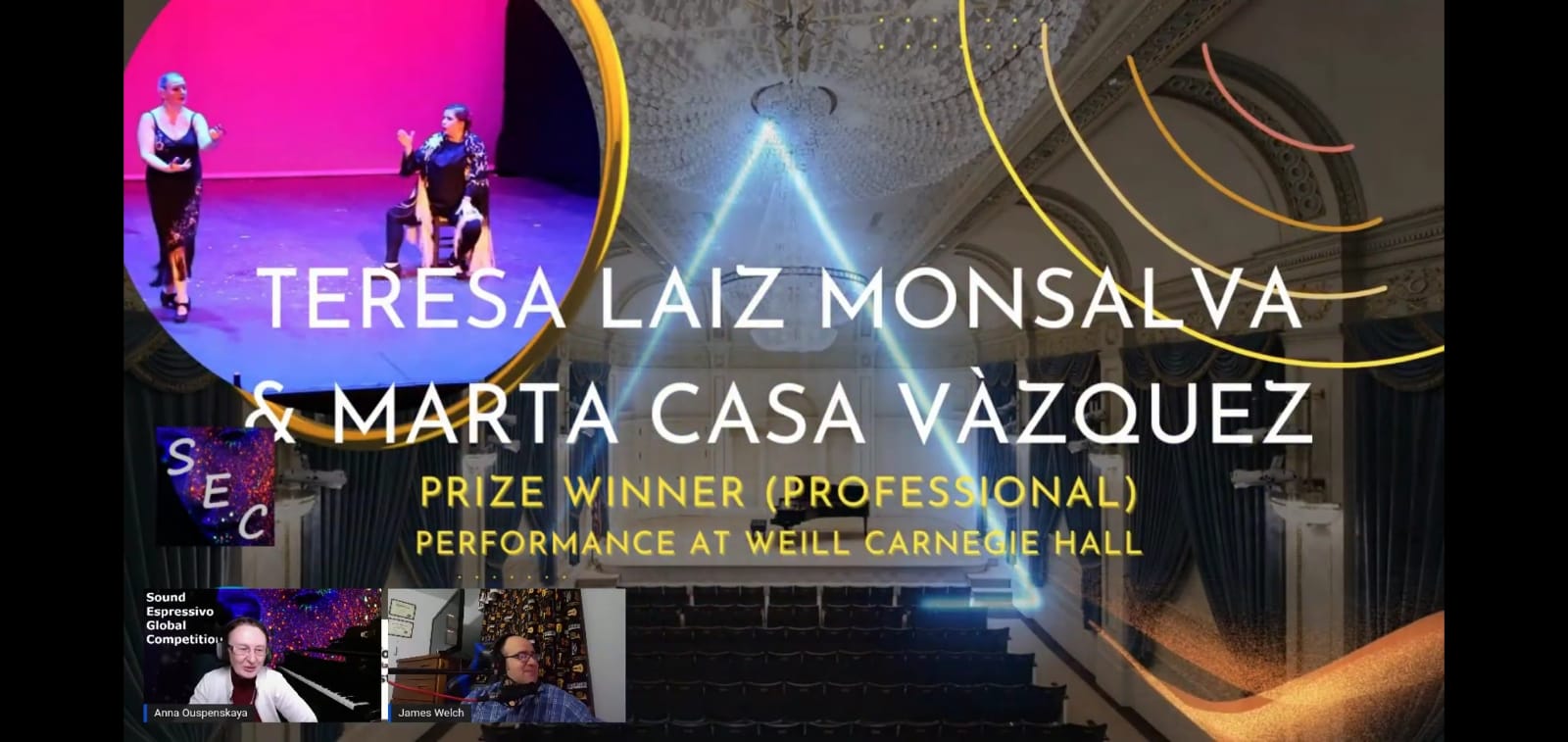 Premio Performance at Weill Carnegie Hall